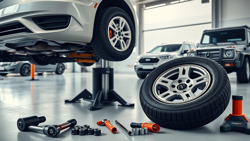 efficient tire change tools