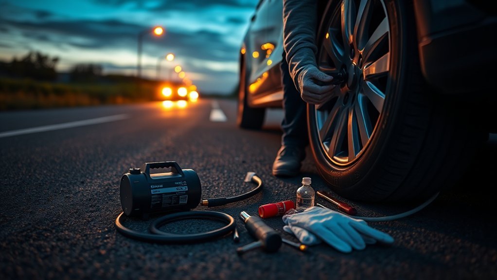 emergency tire repair solution