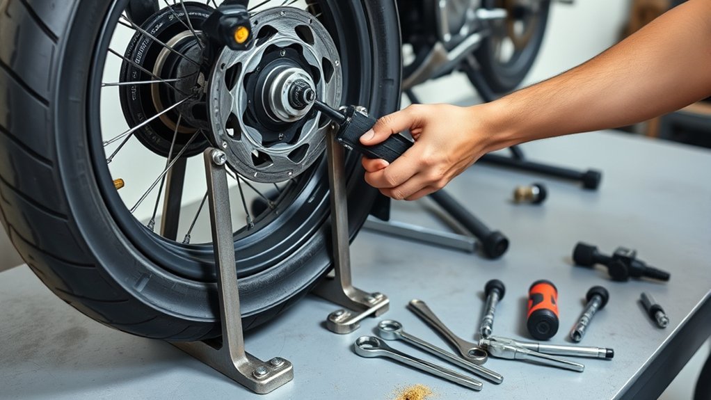 essential motorcycle tire tools