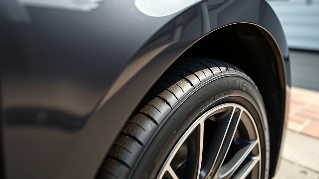 fender garnish protects tires