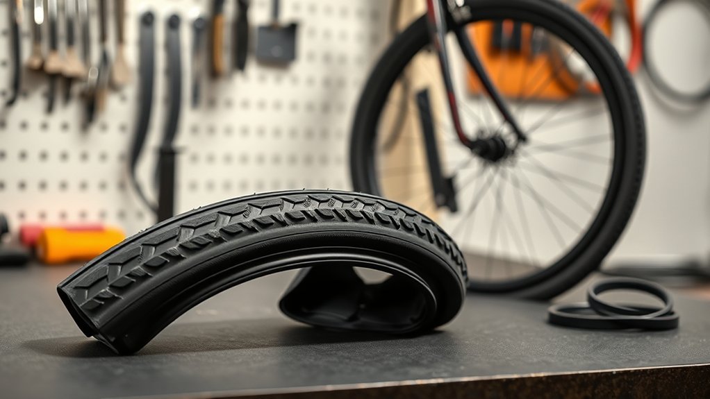 folding bike tire guide