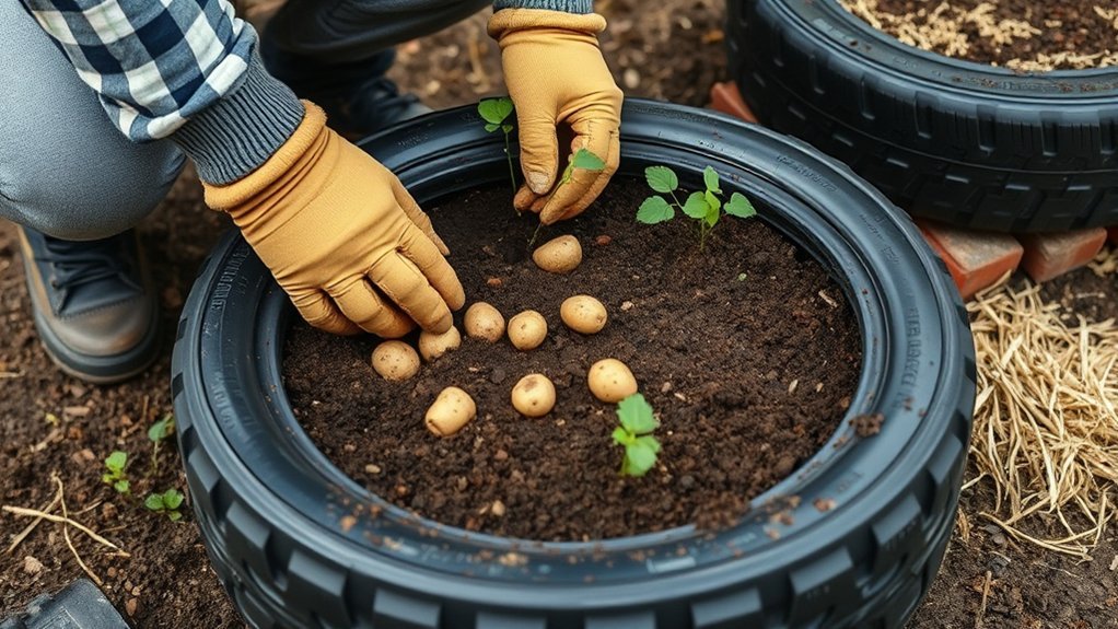 healthy tire garden tips