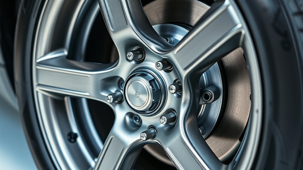 hub secures wheel stability