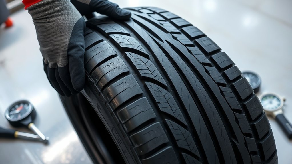 identify tire wear patterns