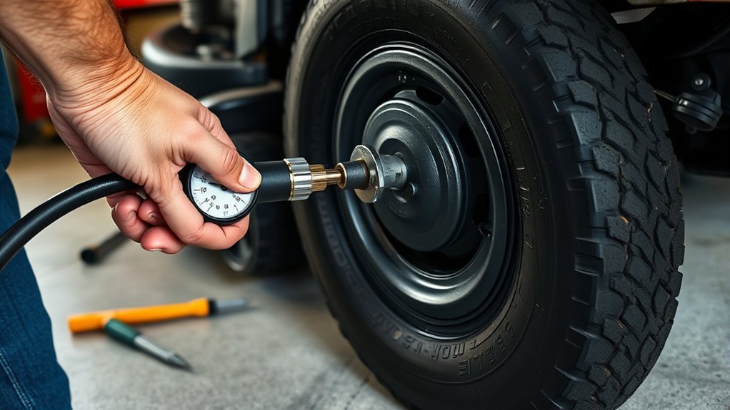 inflate tires to specifications