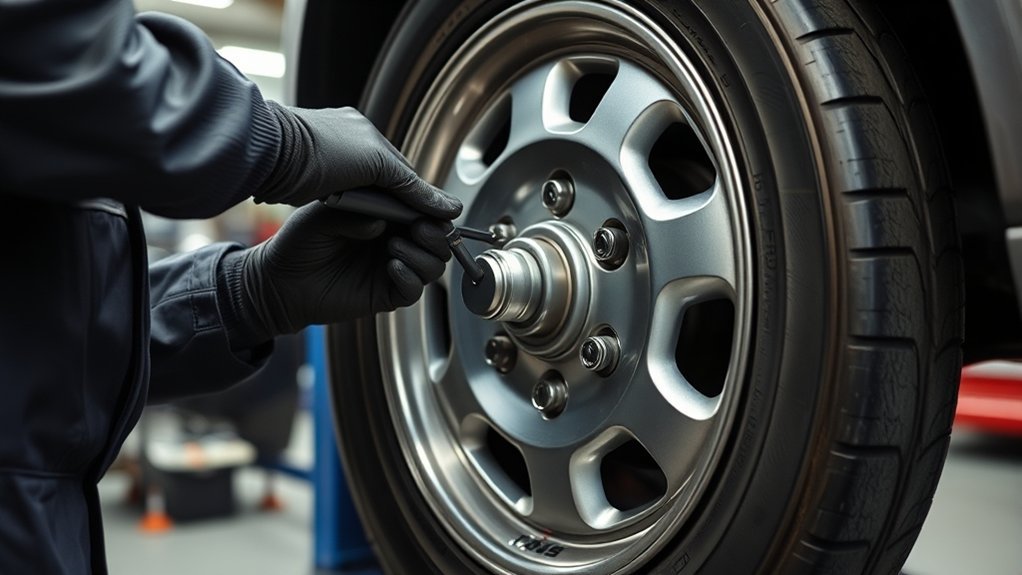 inspect and deflate tire