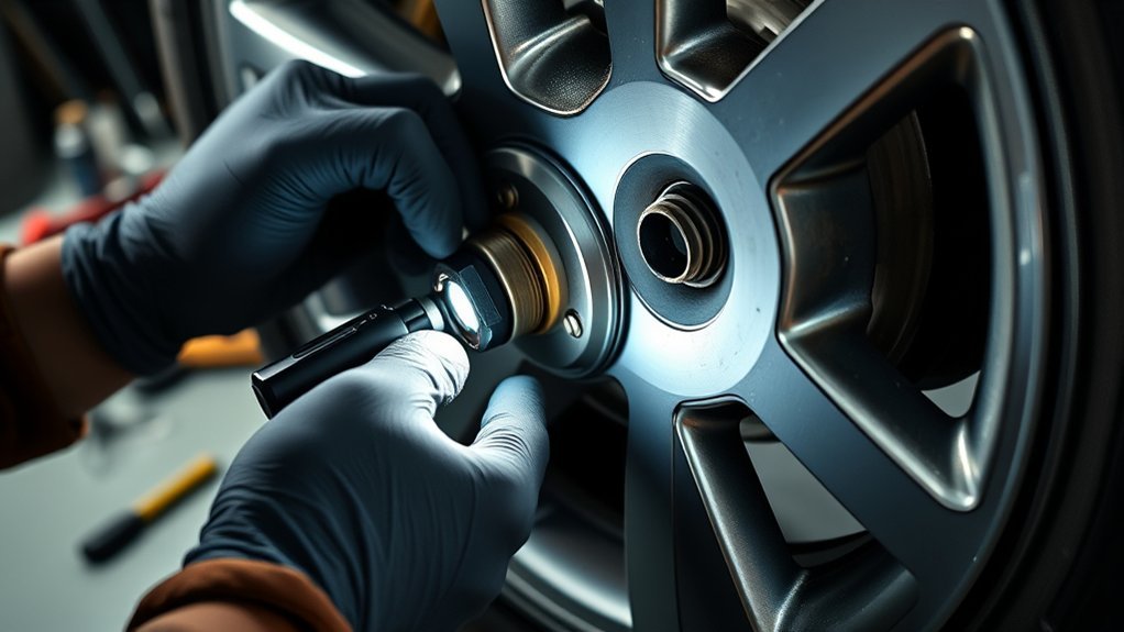 inspect studs and wheels