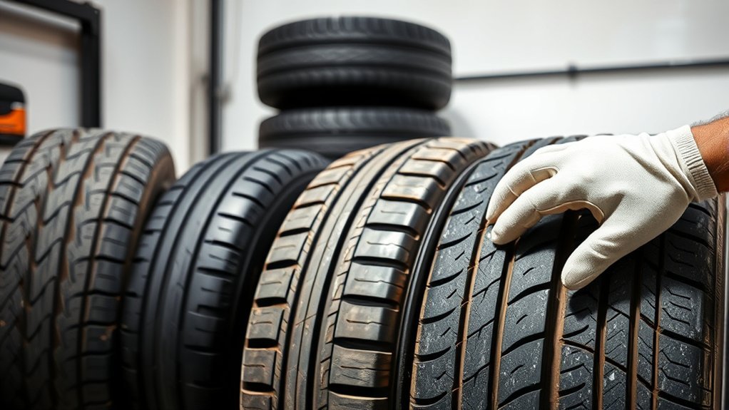 inspect tires for damage
