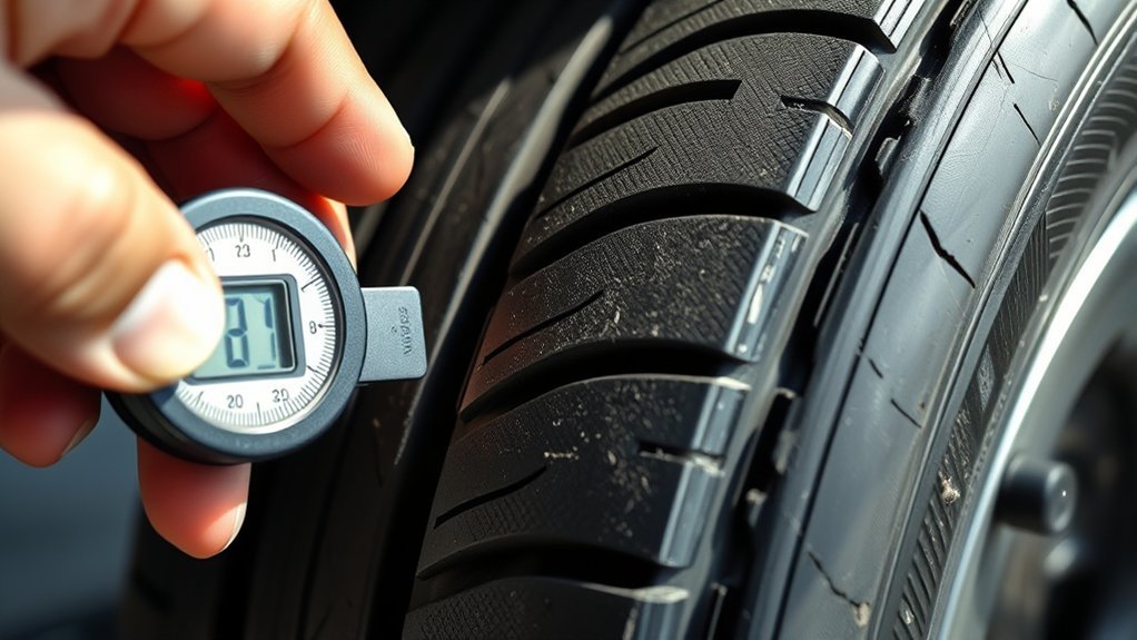 inspect tires for damage