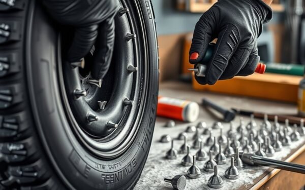 installing tire studs safely