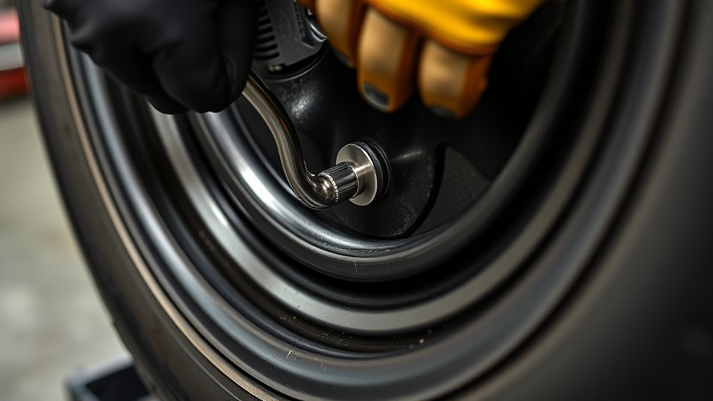 leverage valve stem technique
