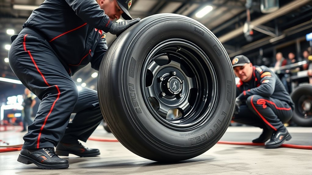 lighter tires enhance pit efficiency