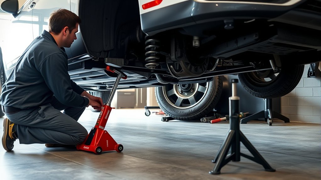 locate vehicle jack points