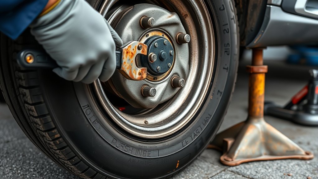 loosen lug nuts safely