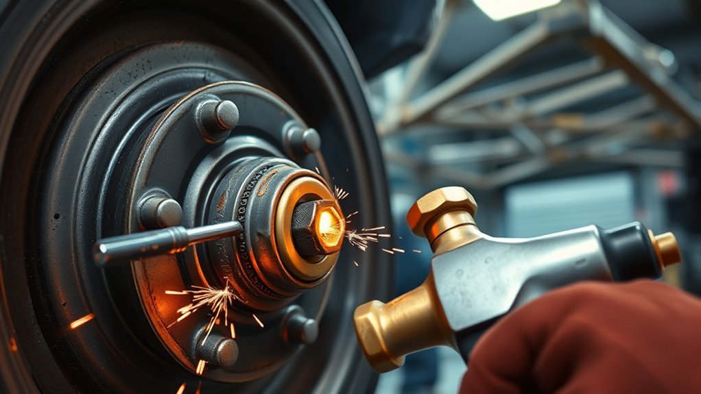 loosen stubborn lug nuts