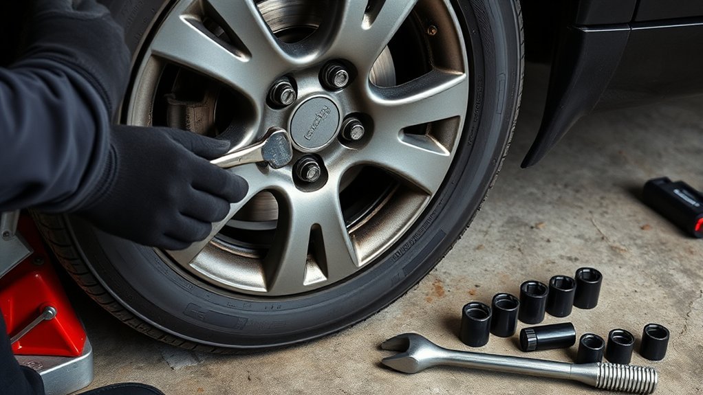 loosen tire nuts guide