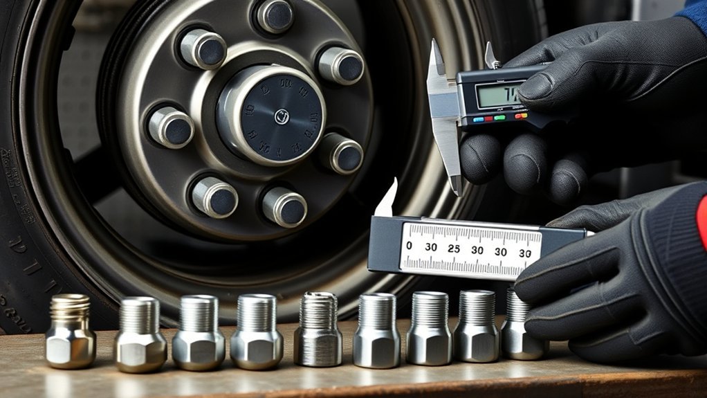 lug nut size verification