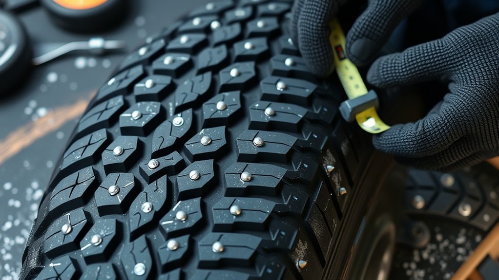 mark tread for studs