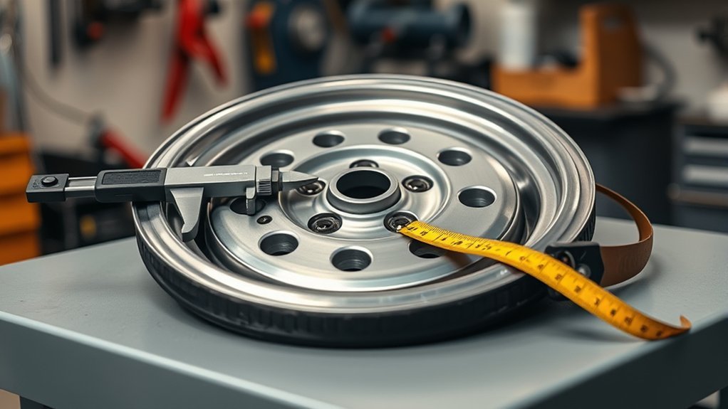 measuring tire lug patterns