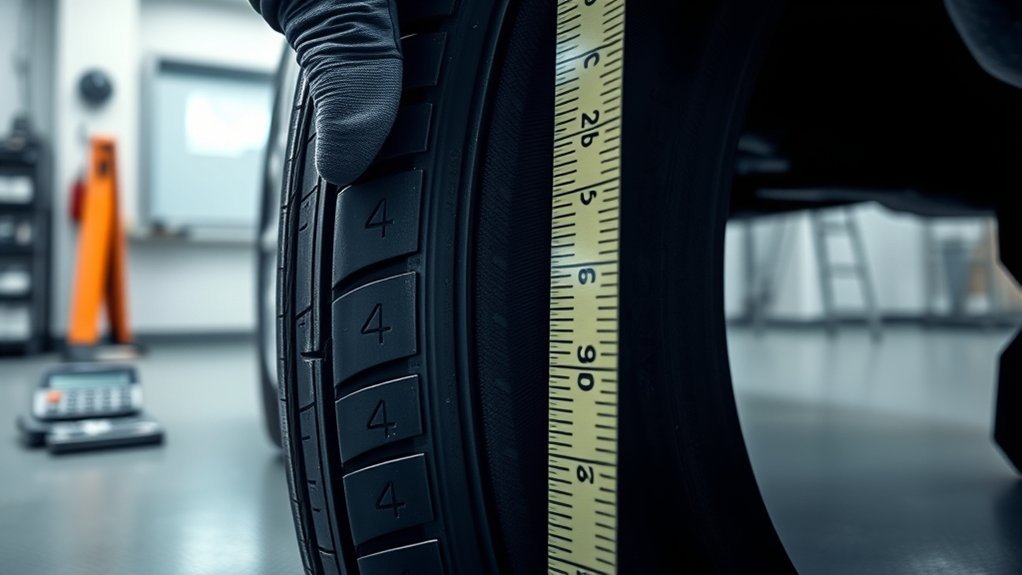 measuring tire sidewall height