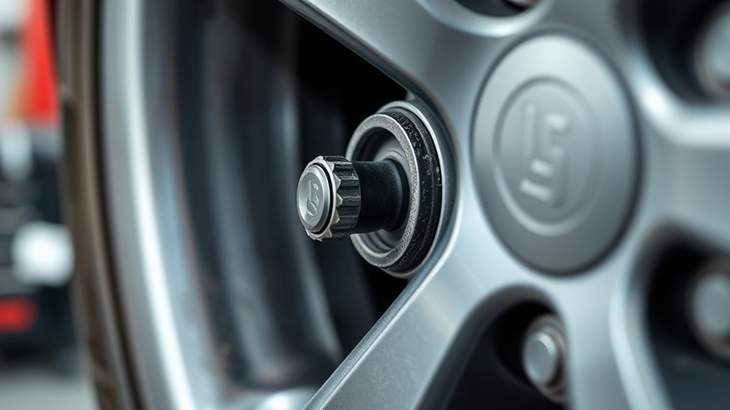 missing valve caps after service