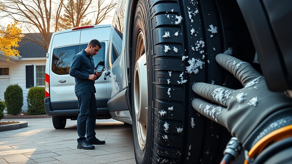 monitor tire pressure regularly