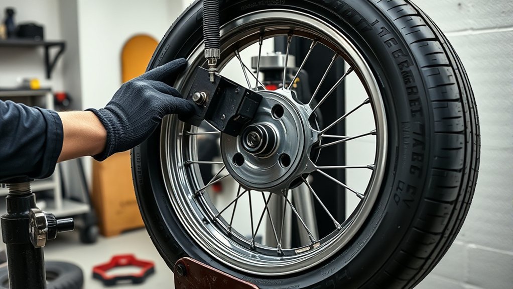 mount tire inflate properly