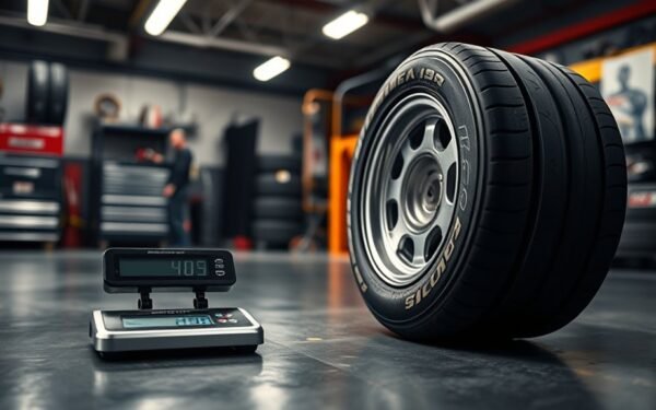 nascar tire weight details