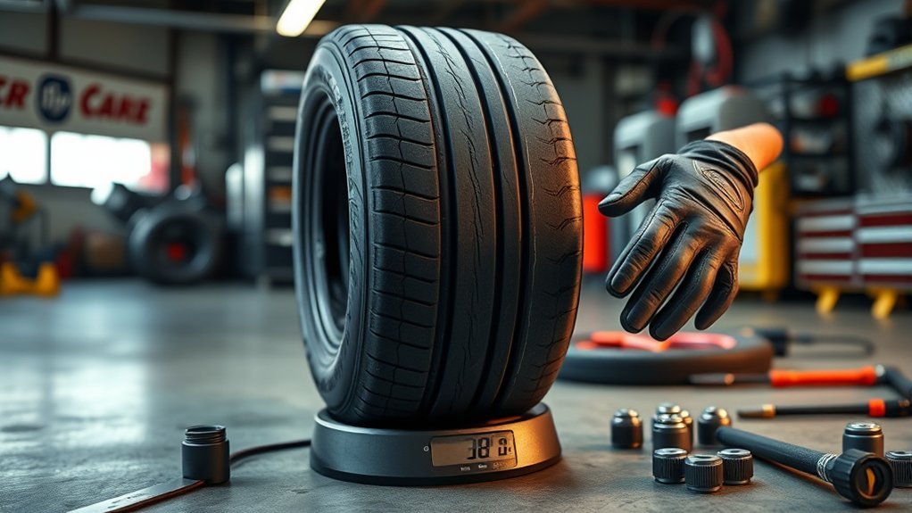 nascar tire weight specifications