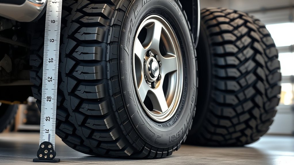 265 70R17 tire is not a true 33 inch tire