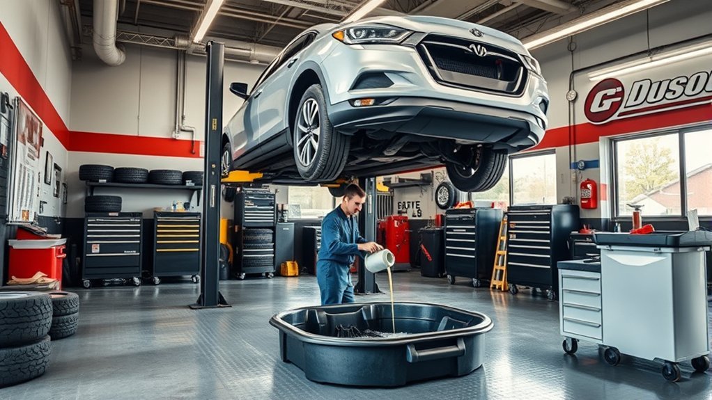 oil changes with inspections