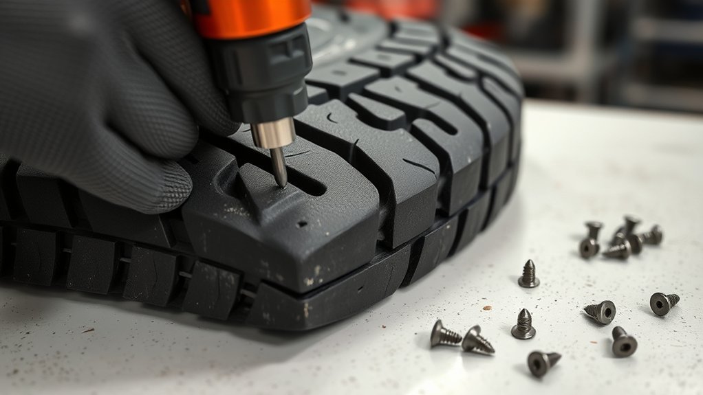 precision tire stud installation
