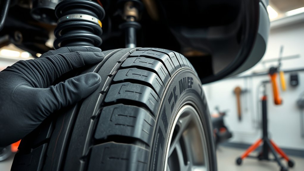 prevent tire cupping with pressure checks rotation and suspension inspection