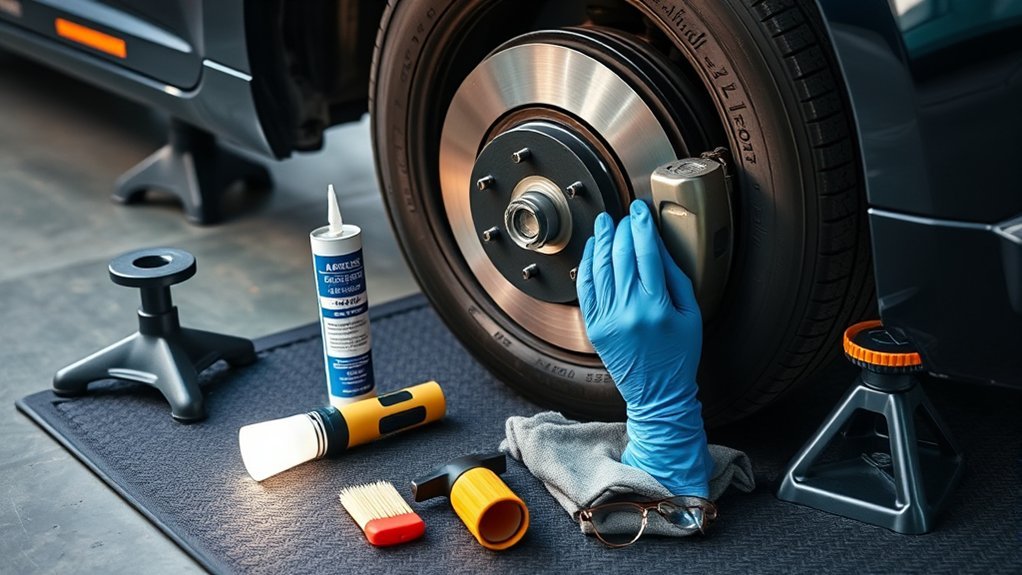 proper brake lubrication supplies
