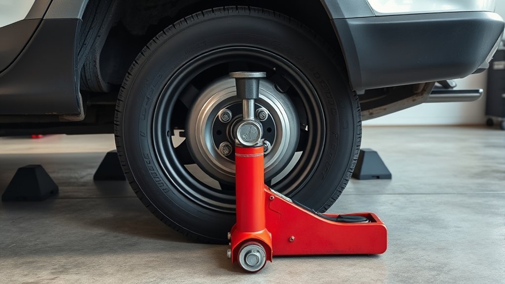 proper rear jack placement