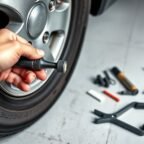 puncture repair without removal