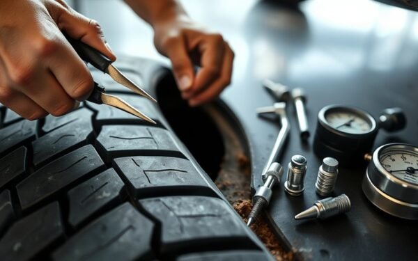 punctured tire repair guide