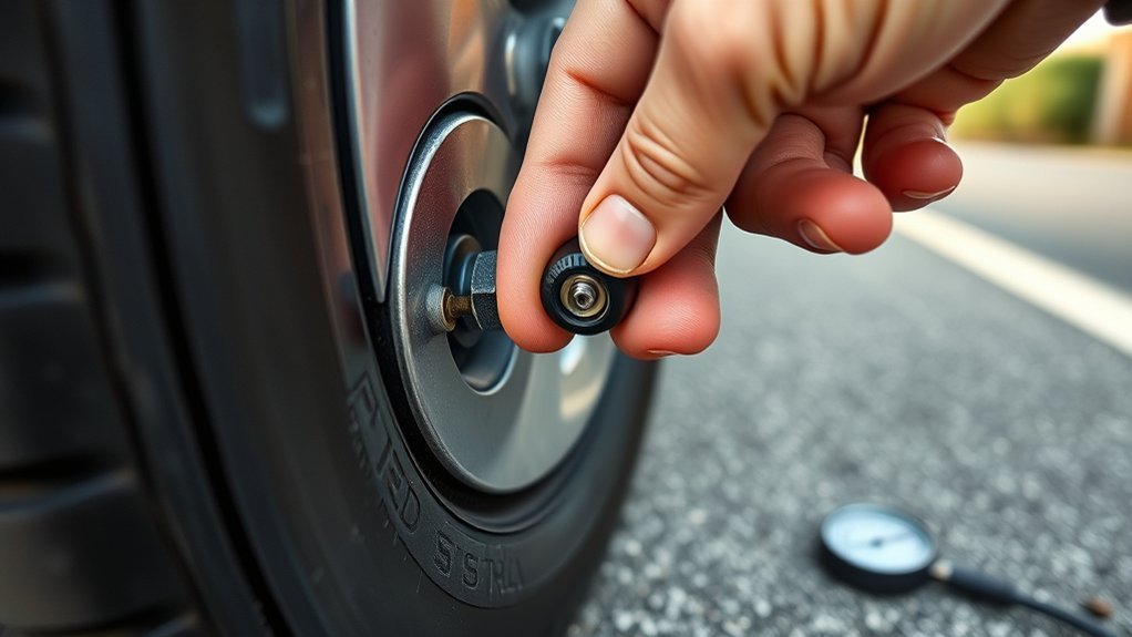remove air from tire