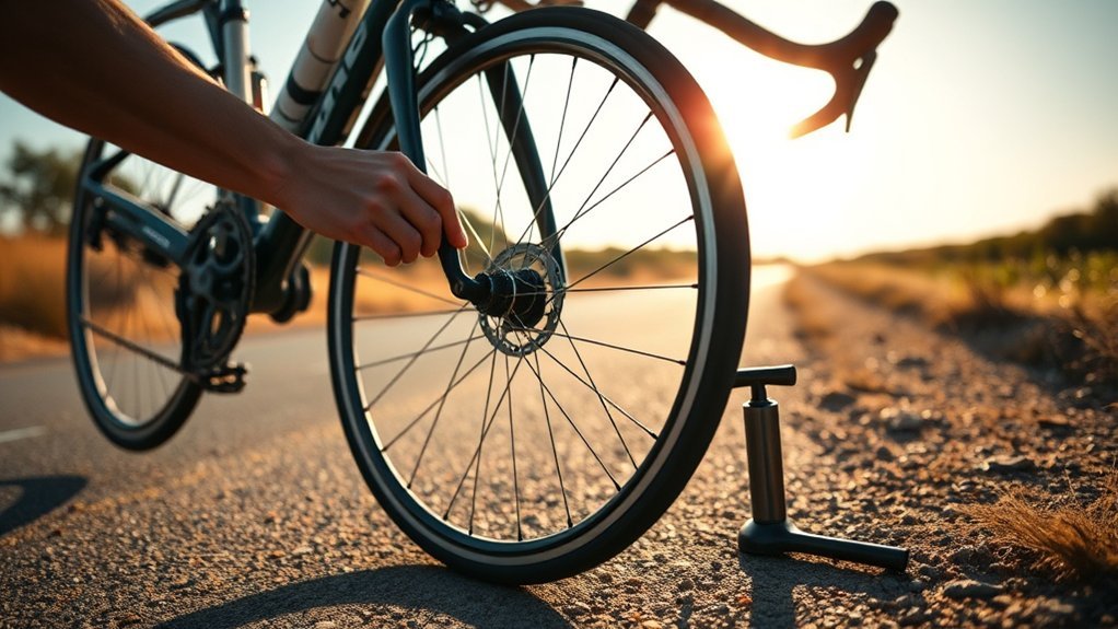 remove bike wheel safely