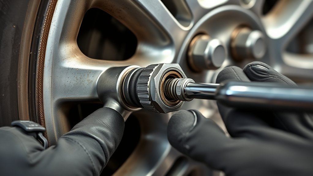 remove damaged lug nuts