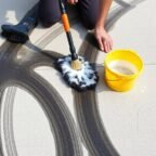 remove tire skid marks