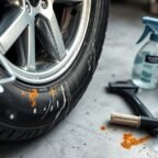 removing paint from tires