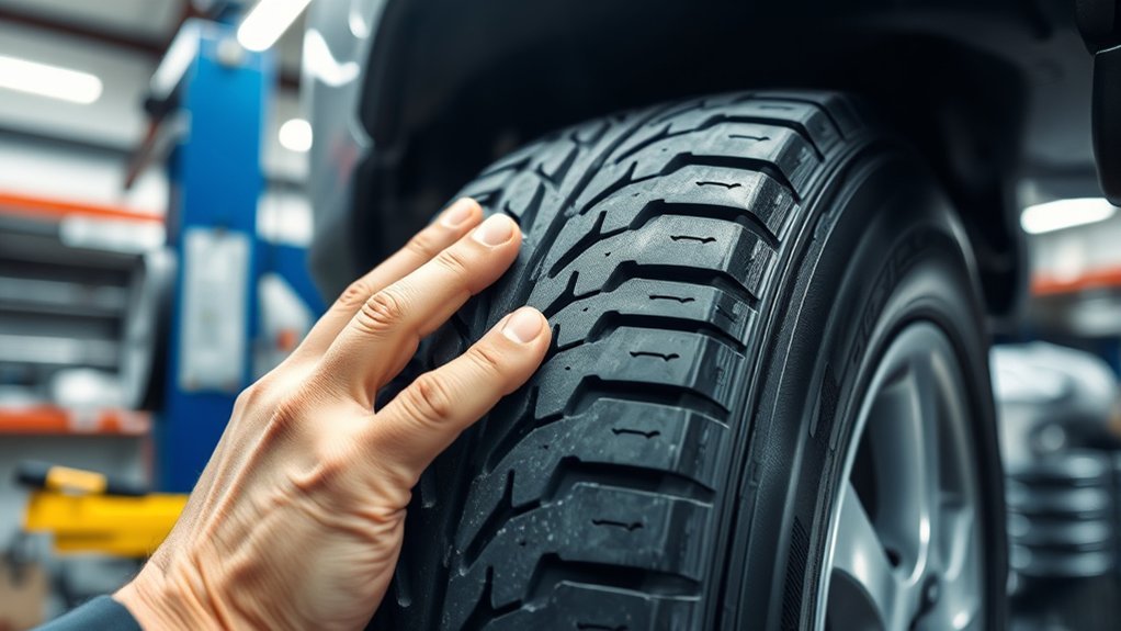 replace feathered tires immediately