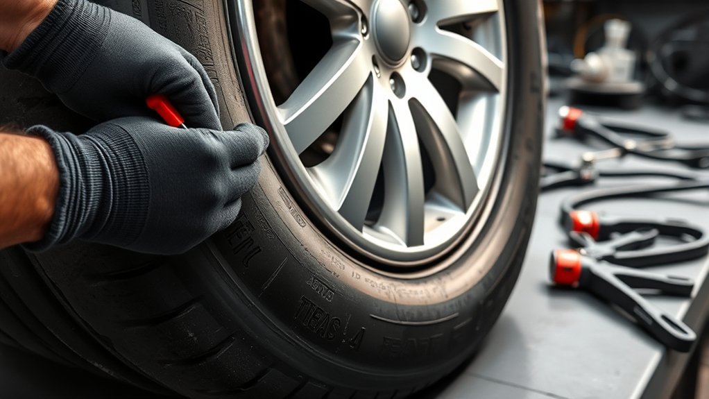 resealing tire bead and sidewall
