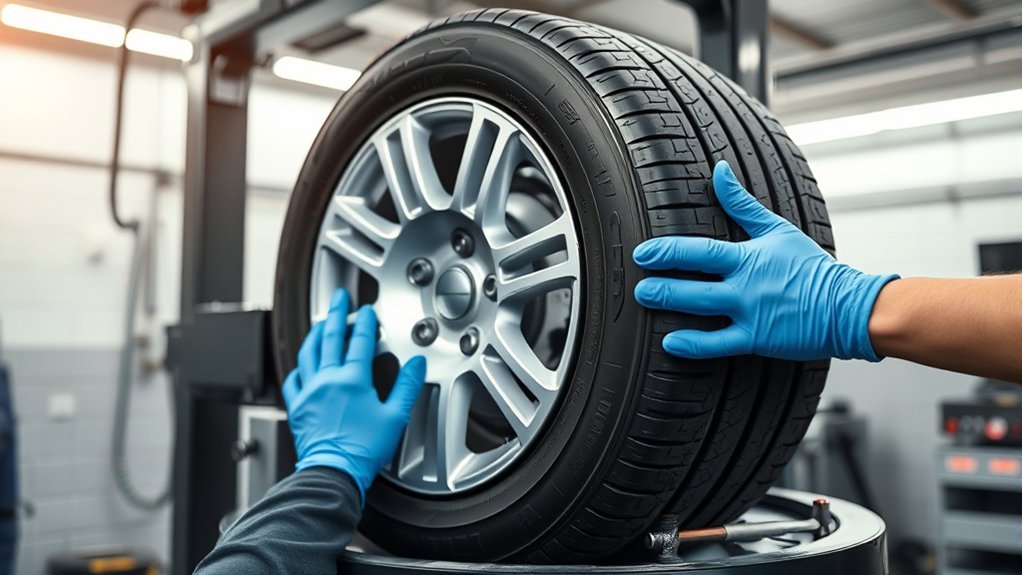 safe and efficient tire mounting