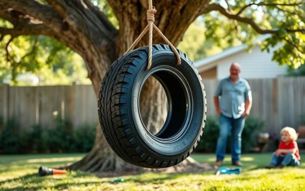 safe diy tire swing