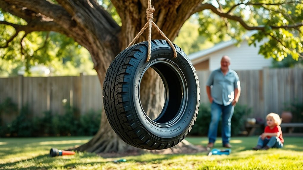 safe diy tire swing