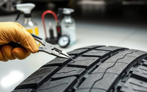 safe tire nail removal