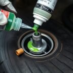 seal tire with slime