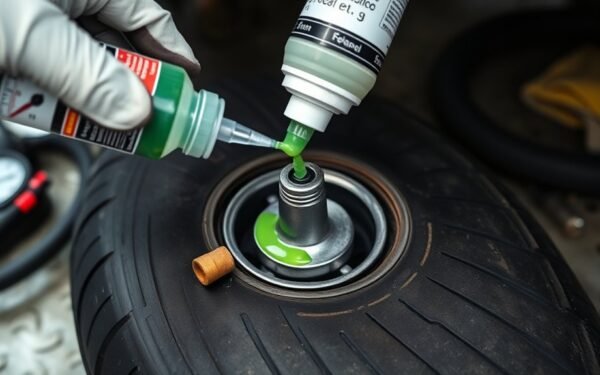 seal tire with slime